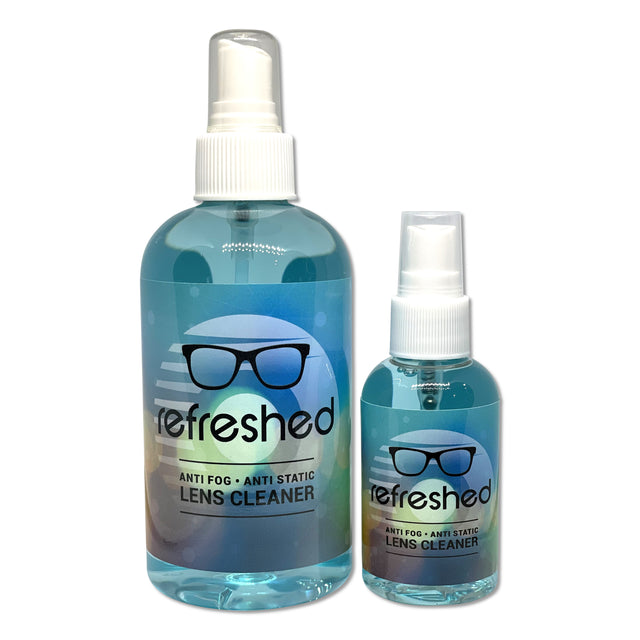 Anti-Fog, Anti-Static, Cleaner: 8oz Spray Bottle / 2oz Spray Bottle: Great on larger surfaces