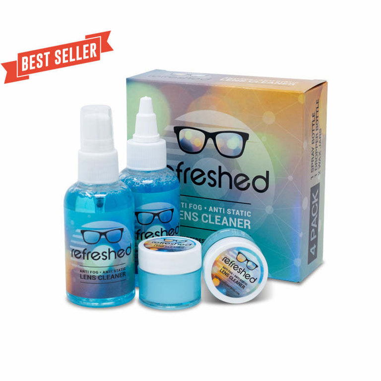 Anti-Fog, Anti-Static, Cleaner 4 Pack